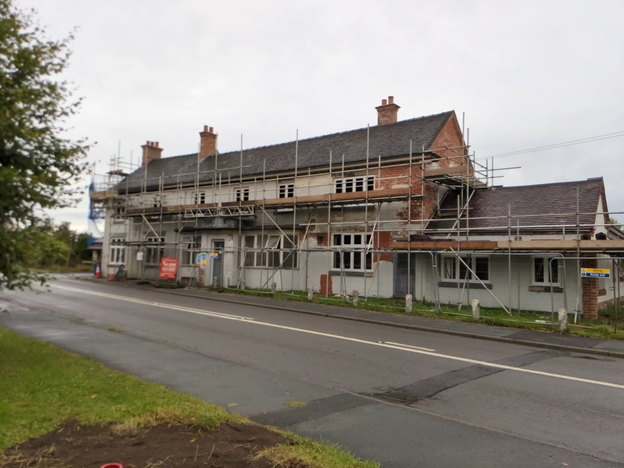 Windows going in the White Lion, September 28th